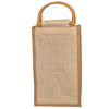 Ecorite Jute 4 Bottle Wine Tote - B3785