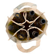Ecorite Cotton Canvas 6 bottle Wine Tote - B3800