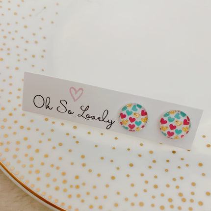 10mm coloured hearts