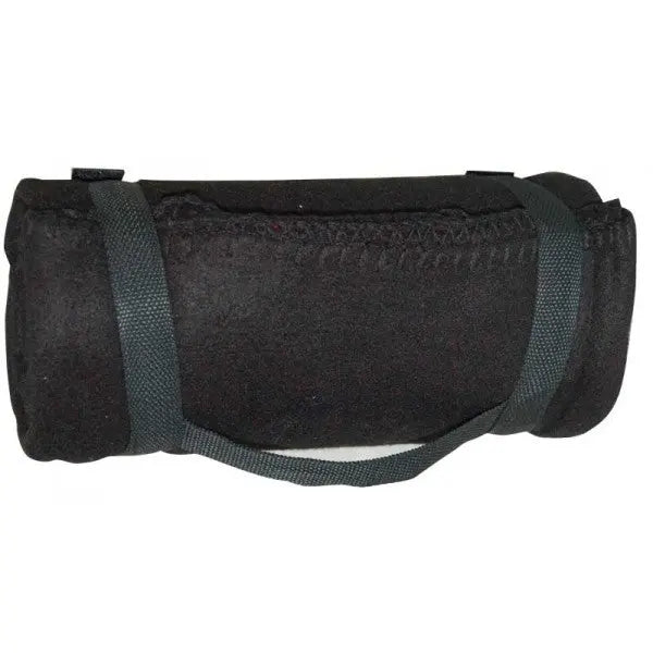 Whipstitch Fleece Blanket with Strap -B5660