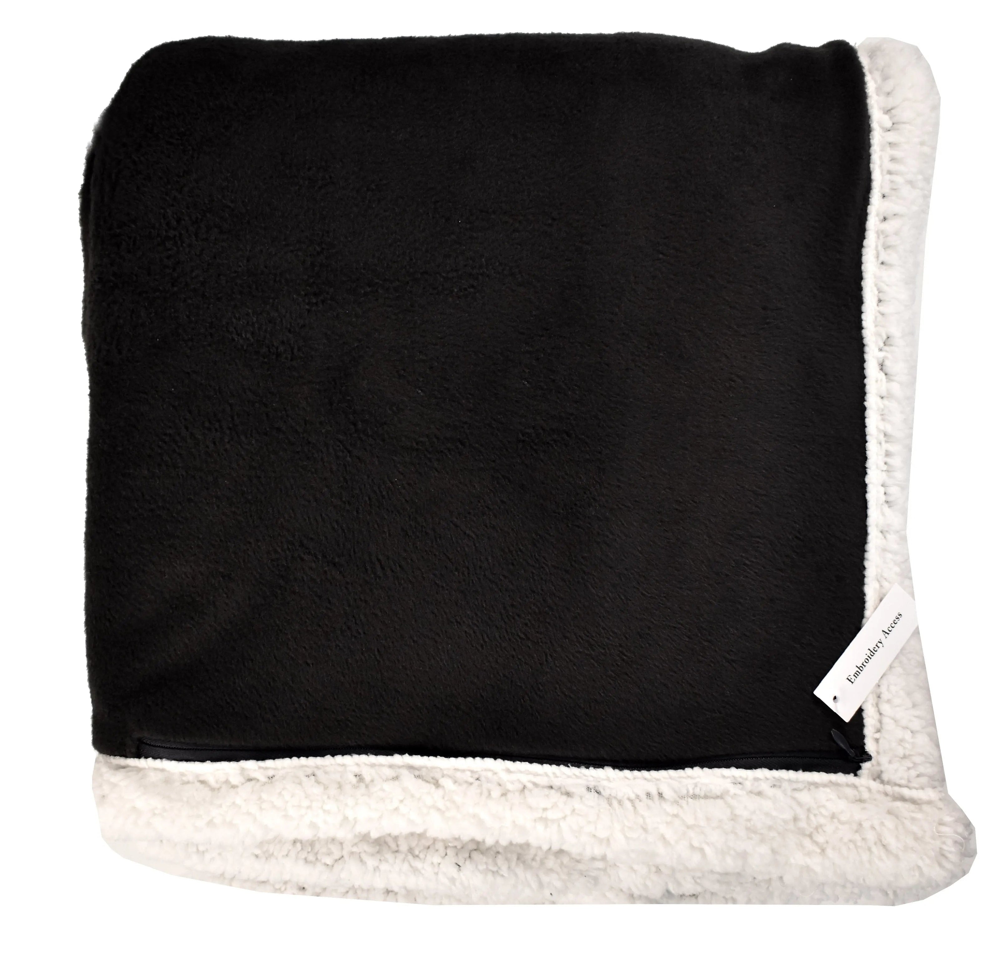 Deluxe Sherpa Throw Blanket- B5685-S