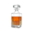 Crystal-Cut Square Whisky Decanter with Glass Stopper — 29oz