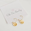 Cecilia Daisy Hoop Earrings