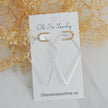 18k gold Diamond hoop