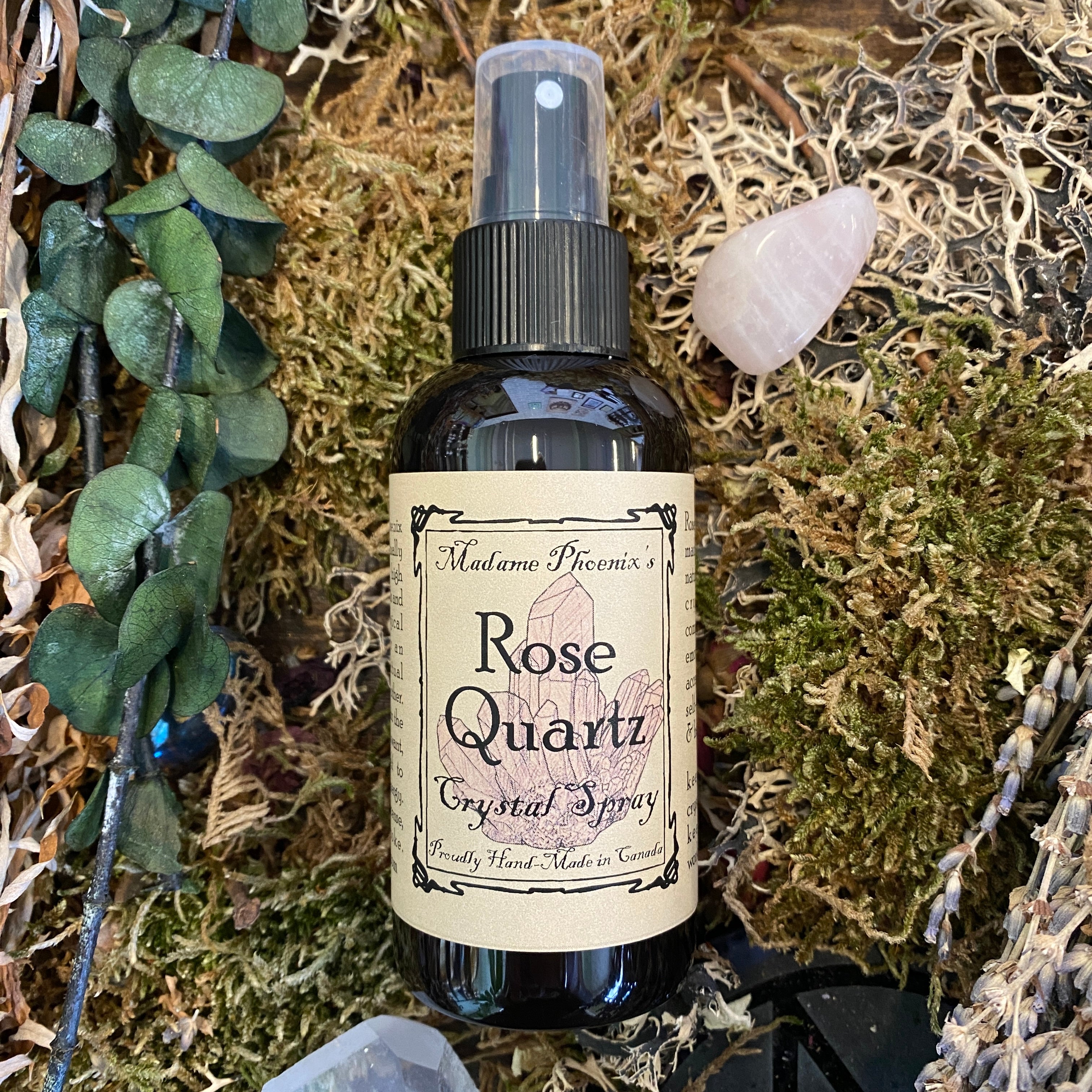 Rose Quartz Crystal Room Spray