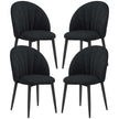 Skylar Modern Dining Chairs Set of 4-Black