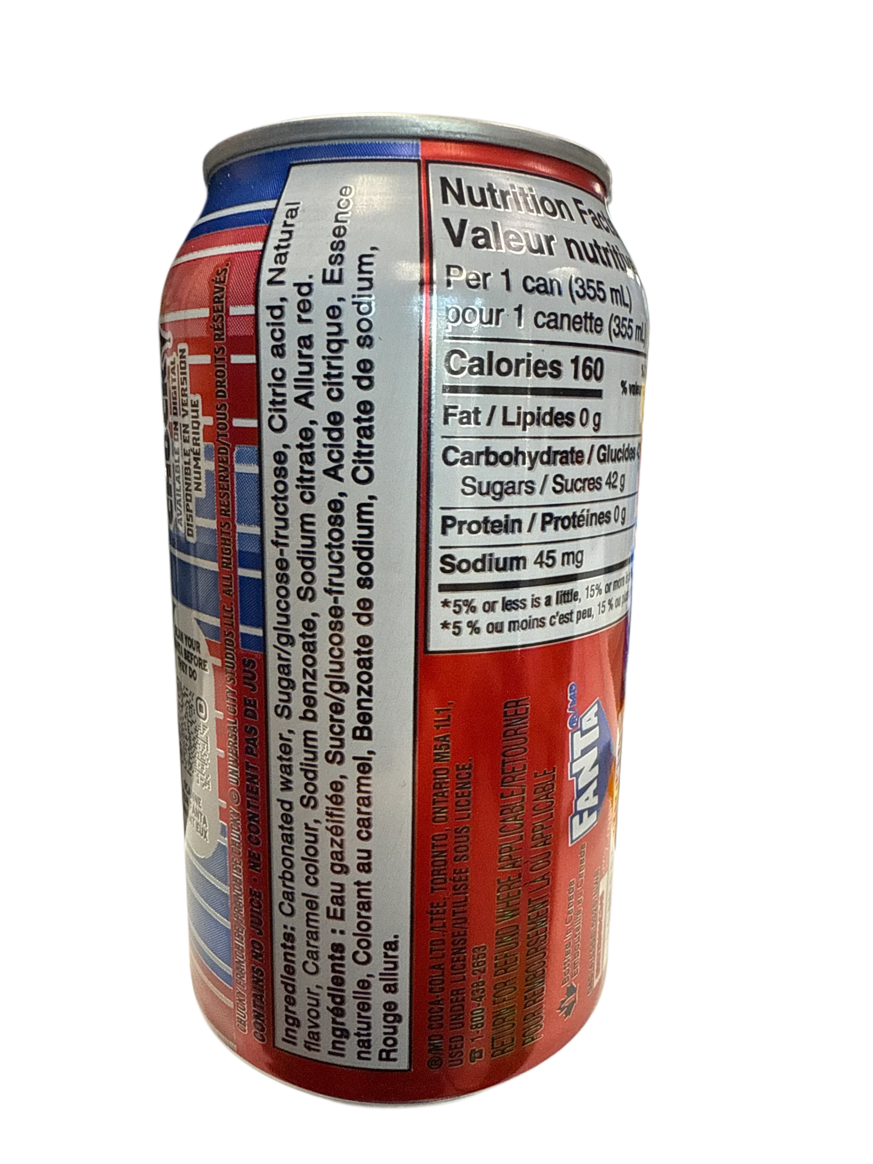 Fanta Chucky's Punch Halloween Can 355ML - Canadian Edition