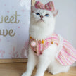 Princessa Dog Dress & Bow Set – Formal Outfit for Dogs