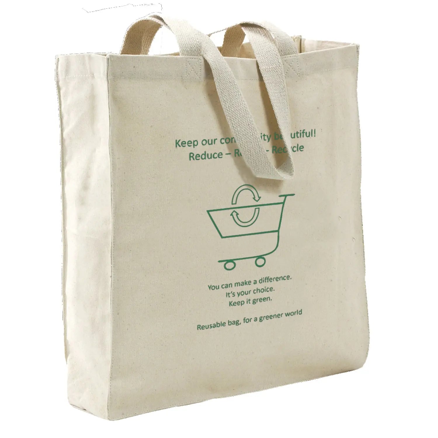 Ecorite Cotton Canvas Smart Shopper Tote - B9230