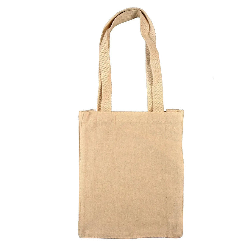 Cotton Canvas Book Bag Tote - B9235