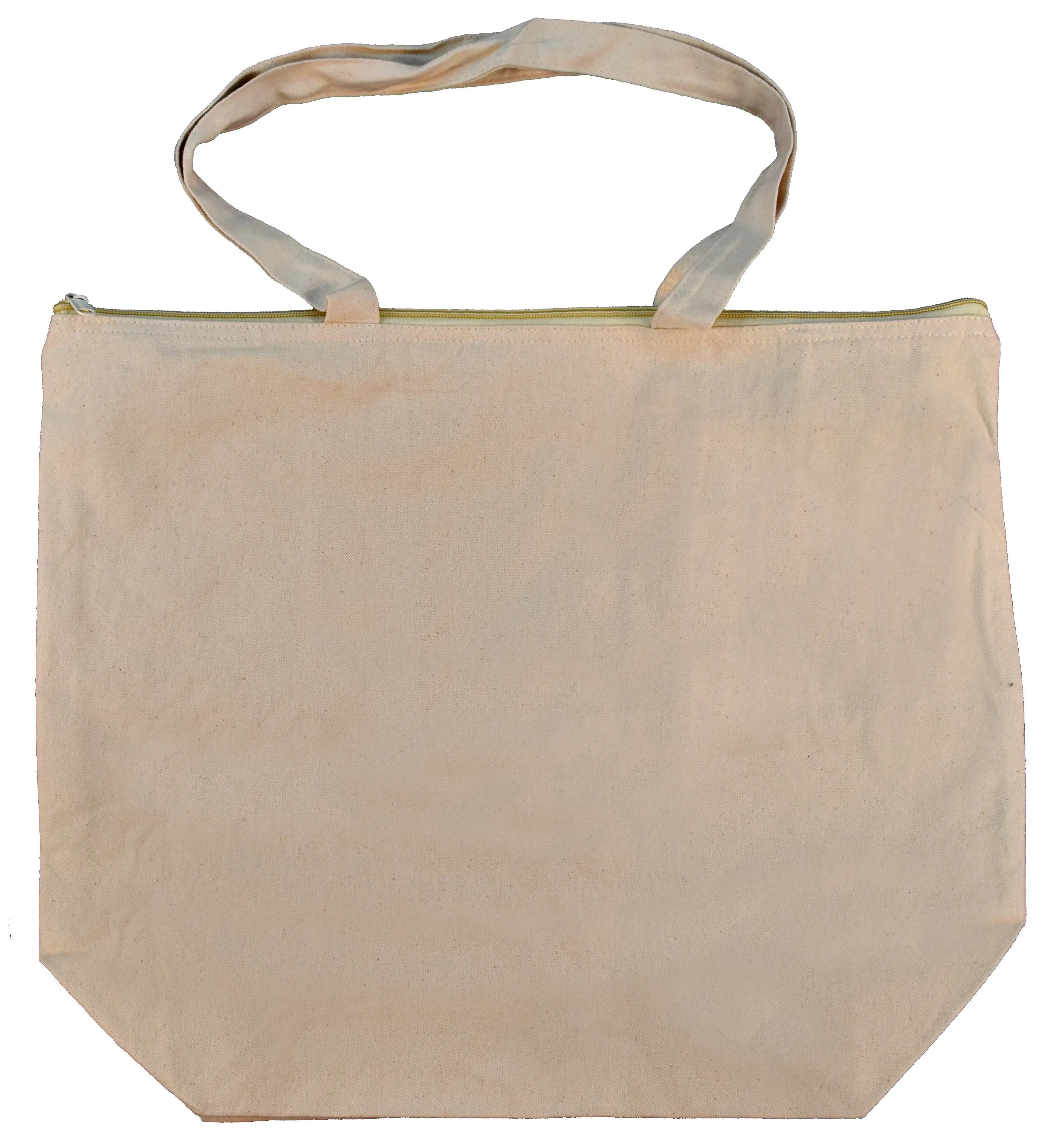 Ecorite Deluxe Cotton Zipper Travel Tote - B9510