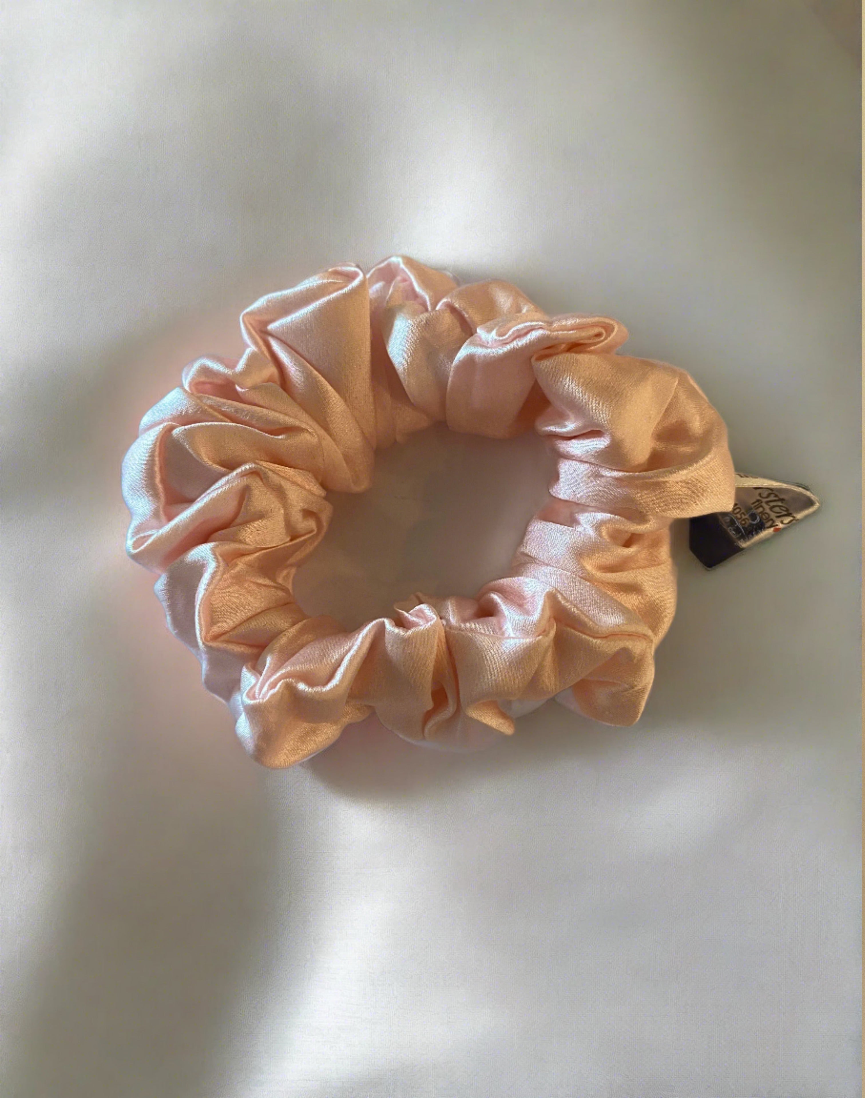 Silk Hair Scrunchie Pink
