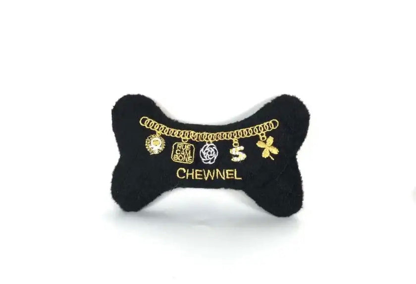 Chewnel Bone Toy – Plush Dog Toy