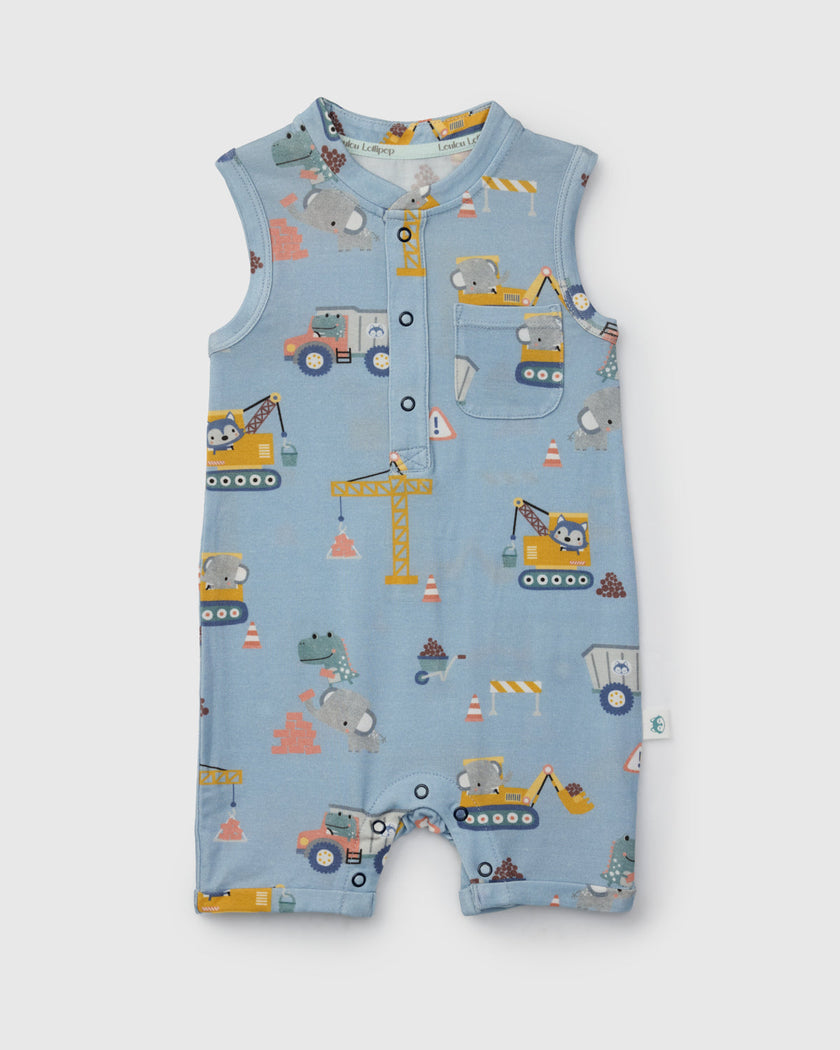 Short Romper - Tiny Engineers