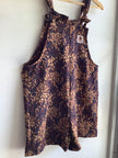 Butterflies in Ballgowns Floral Tapestry Short Overalls