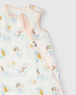 Baby Bamboo Muslin Sleep Sack 0.5 TOG - Mermaids