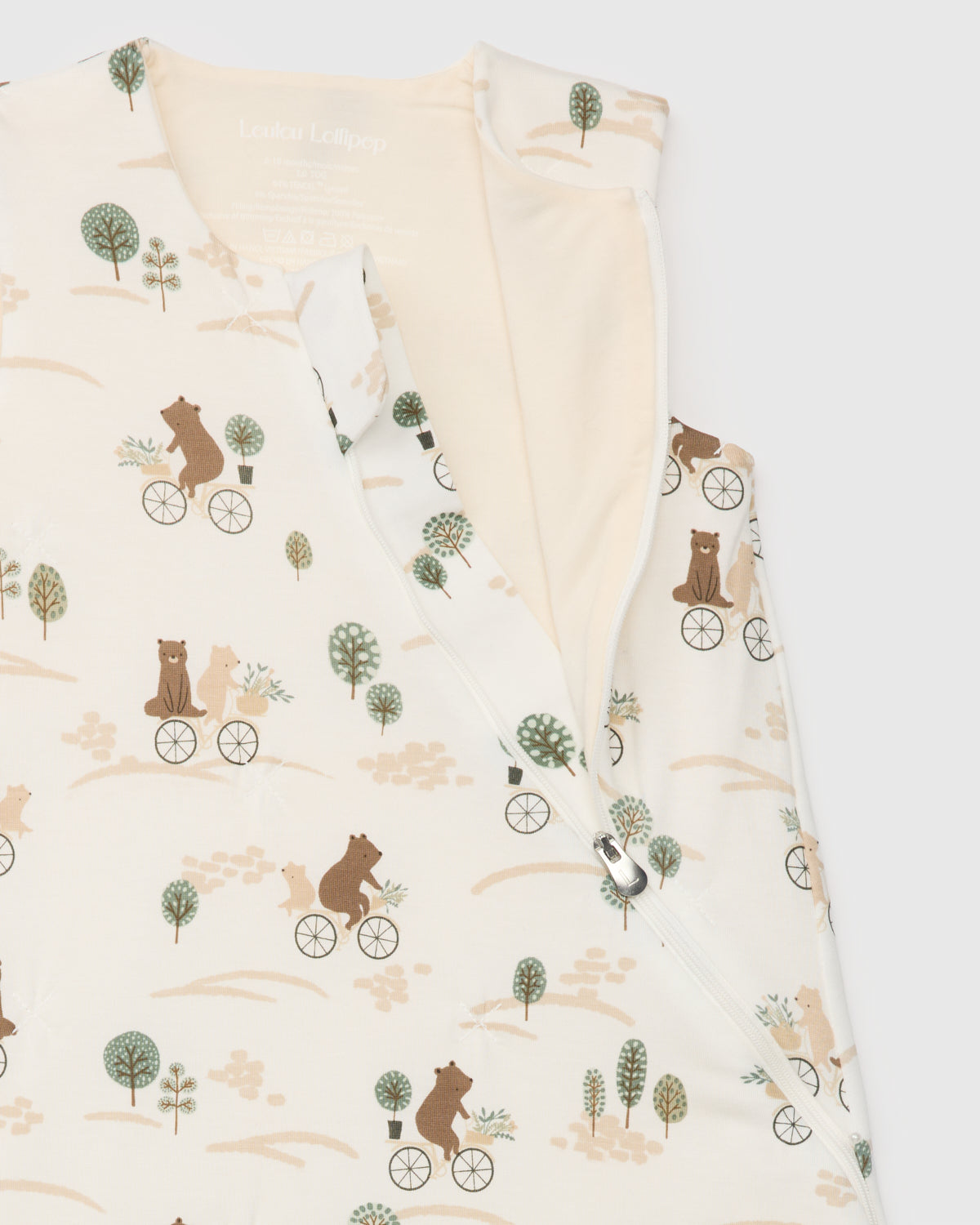 Baby Sleep Sack TENCEL™ 1.0 TOG - Bears on Bikes