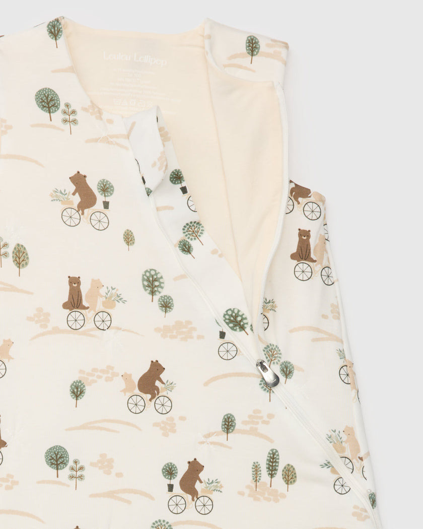Baby Sleep Sack TENCEL™ 1.0 TOG - Bears on Bikes