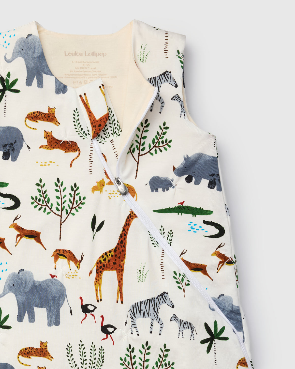 Baby Sleep Sack TENCEL™ 1.0 TOG - Safari Jungle