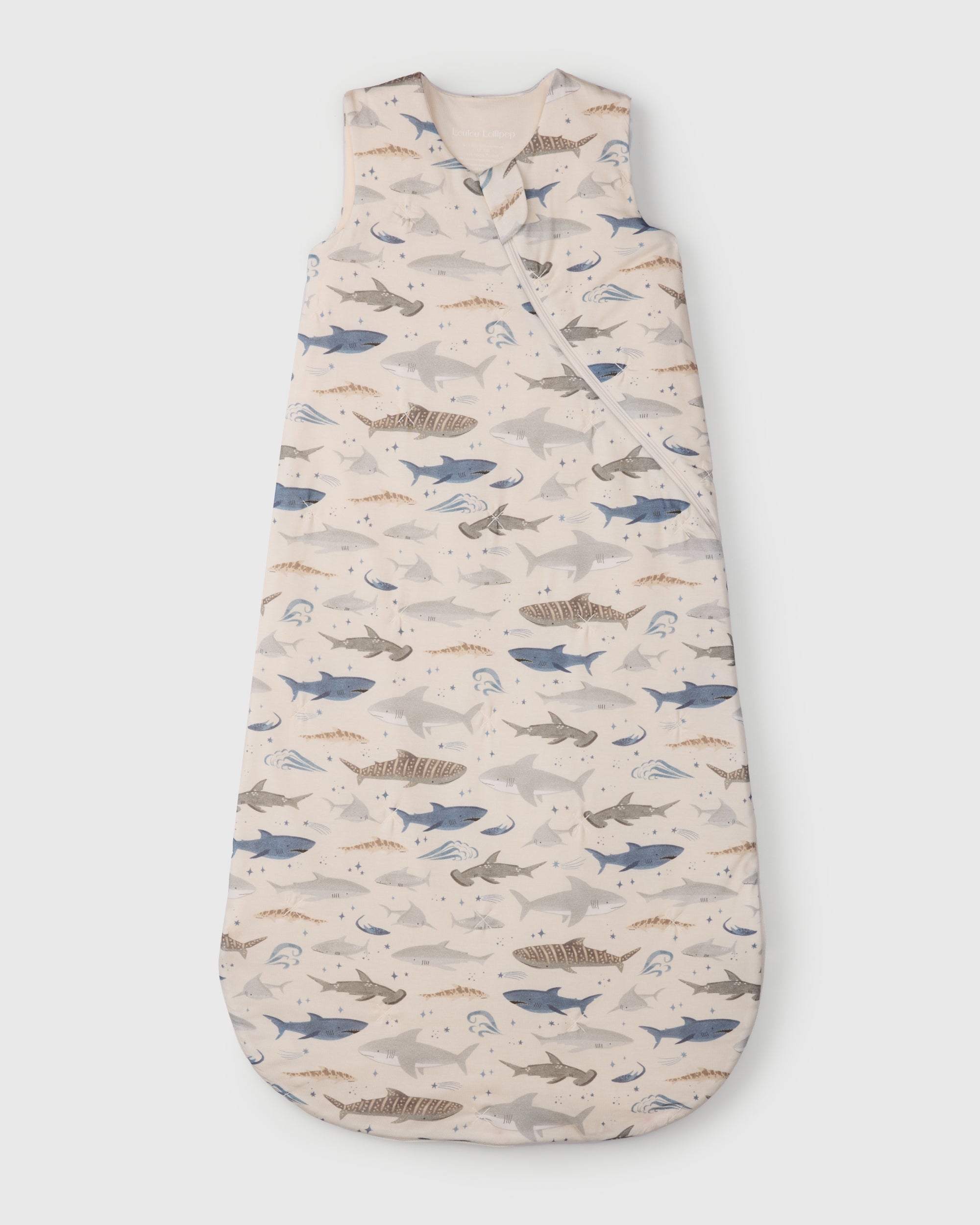 Baby Sleep Sack TENCEL™ 1.0 TOG - Smiley Sharks