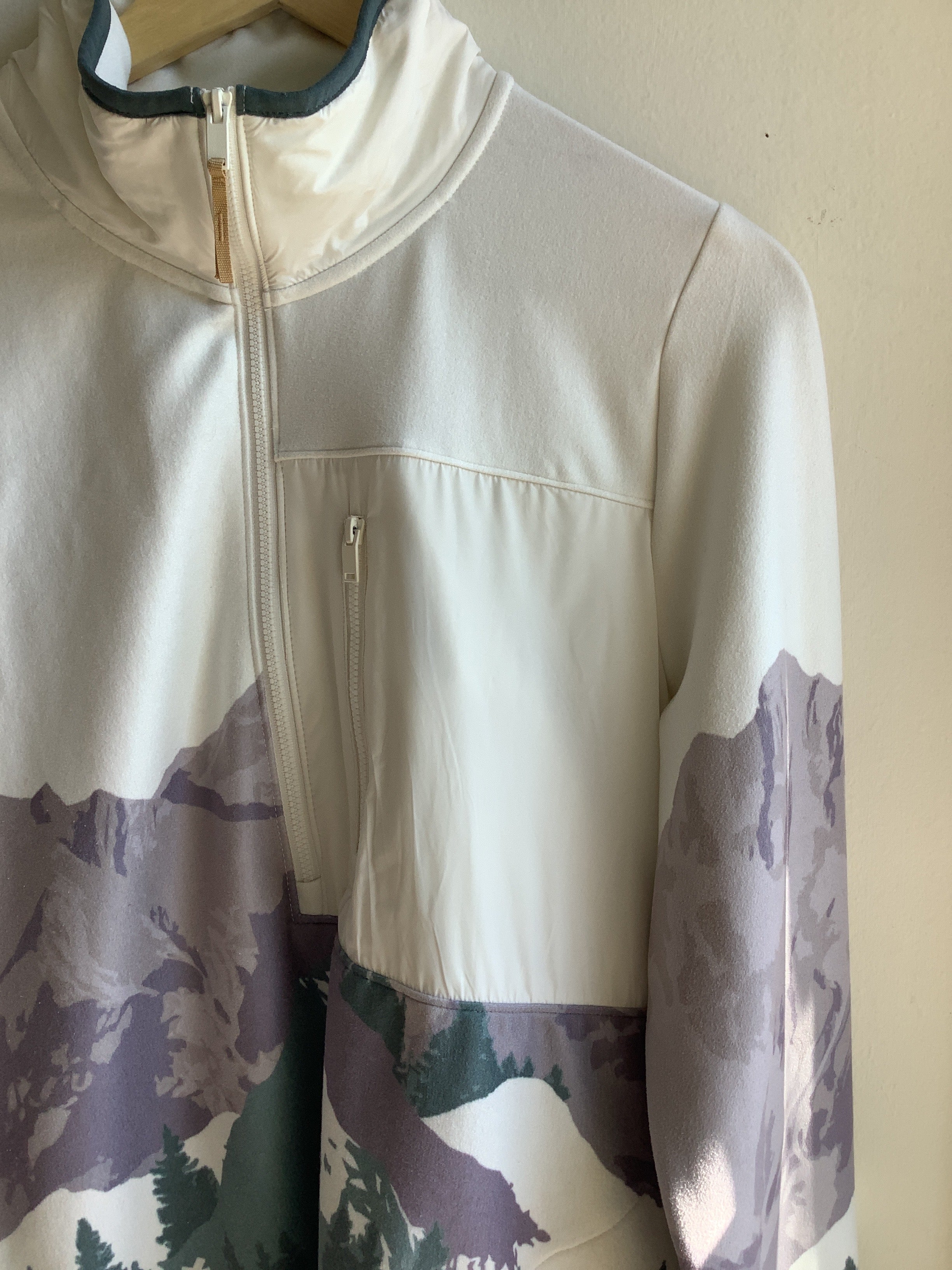 Mountain Landscape Half-Zip Pullover