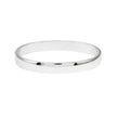 BAKOVAN: Mid Width Silver Band Bracelet for Men or Women