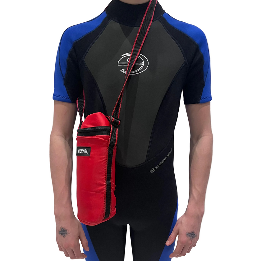 Thermos Sport Bottle Soft Cooler Bag with Easy Sip / Pour Port