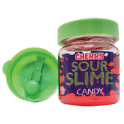 BAW - SLIME in JAR - CHERRY APPLE SOUR CANDY TIN - CDU