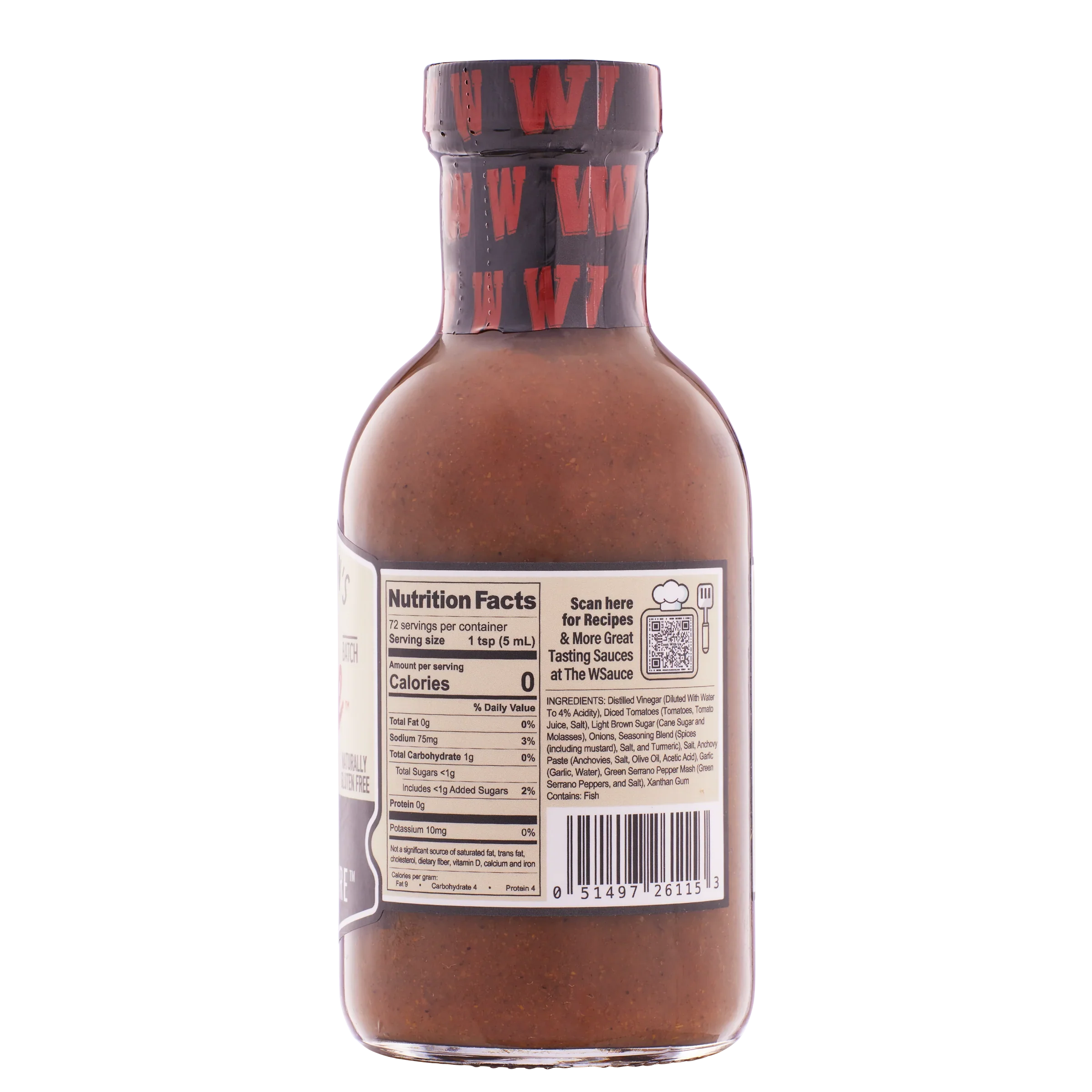 Bear & Burton's W Sauce 12oz