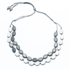 Resin Double Strand Two Tone Necklace