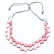 Resin Double Strand Two Tone Necklace