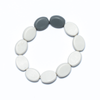 Resin Two Tone Elasticated Bracelet
