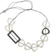 Resin Rectangular Hoop Necklace