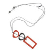 Resin Rectangular Hoop Pendant