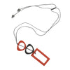 Resin Rectangular Hoop Pendant