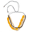 3 Strand Wooden Bead Necklace