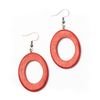 Resin Simple Hoop Earrings