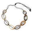 Short Hoop Horn Necklace