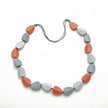 Long Resin Pebble Necklace