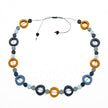 Long Resin Hoop and Disc Necklace