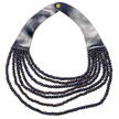 Multi Strand Wooden Bead Necklace