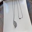 Real leaf necklace