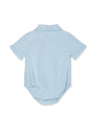 Shirt Bodysuit | Chambray | Rise Little Earthlings