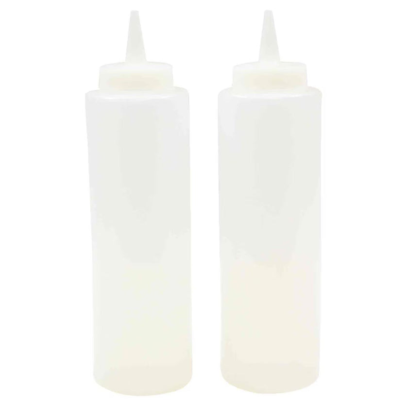 TableCraft 12 oz Squeeze Bottles, Pack of 2