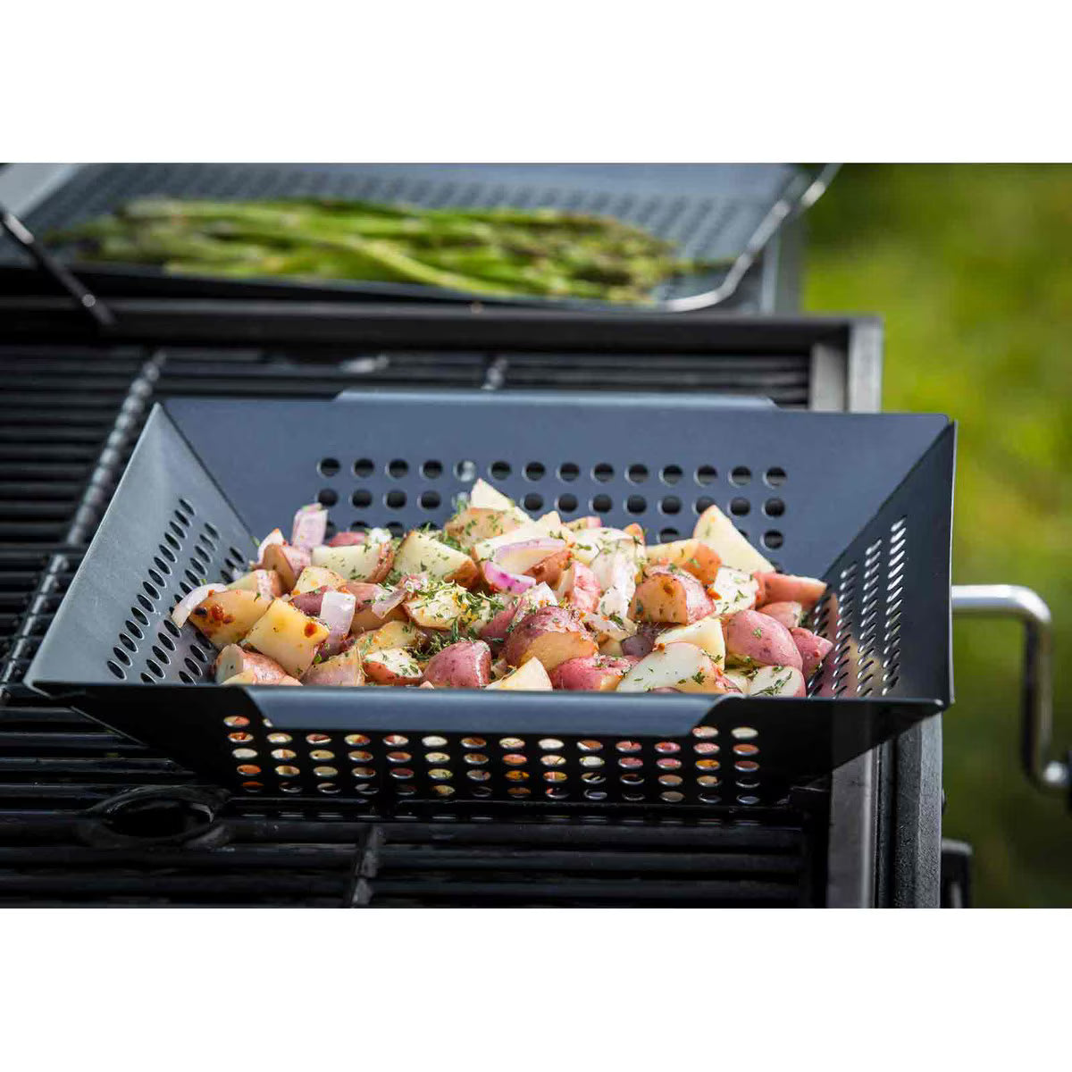 TableCraft Square Non-Stick Grilling Basket