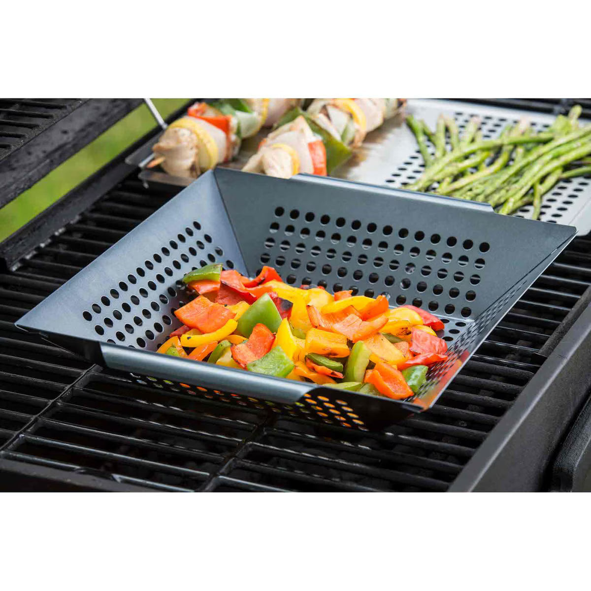 TableCraft Square Non-Stick Grilling Basket