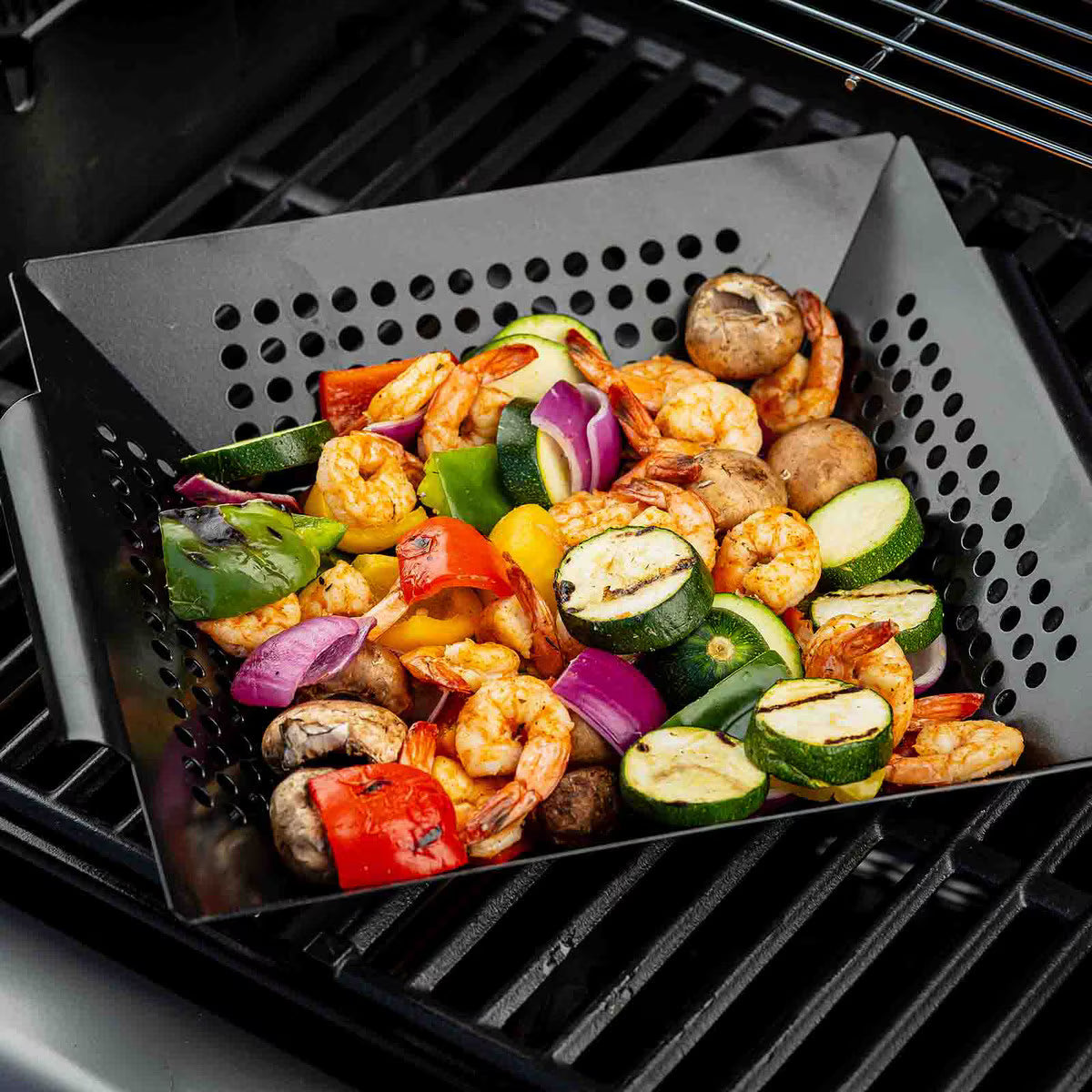 TableCraft Square Non-Stick Grilling Basket