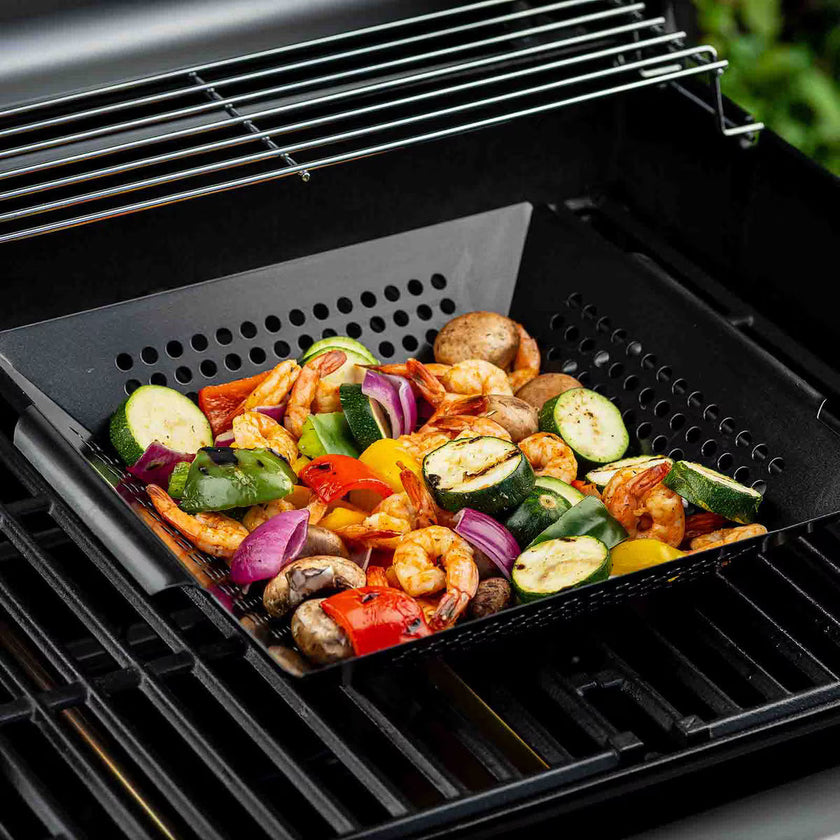 TableCraft Square Non-Stick Grilling Basket