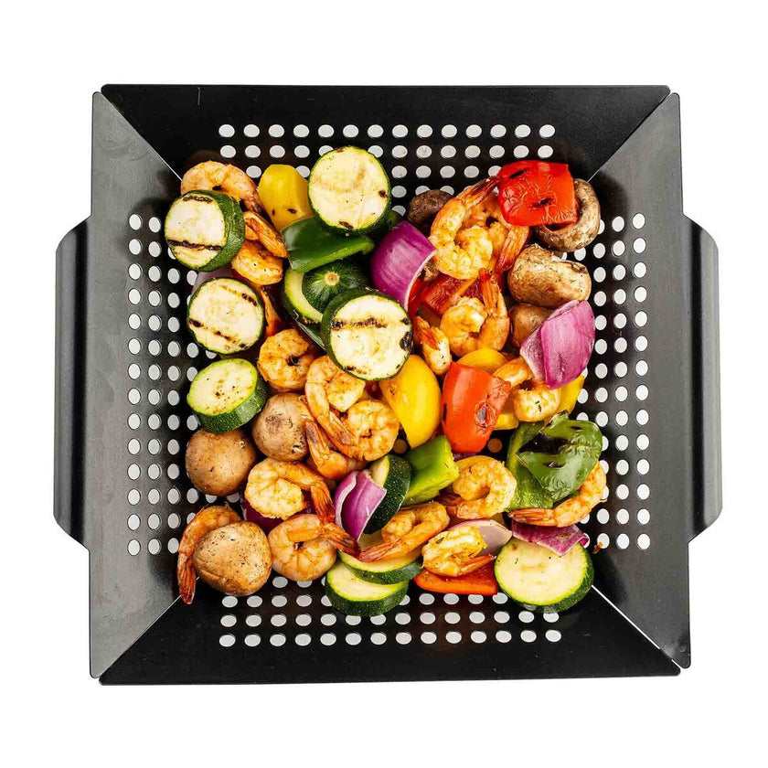 TableCraft Square Non-Stick Grilling Basket