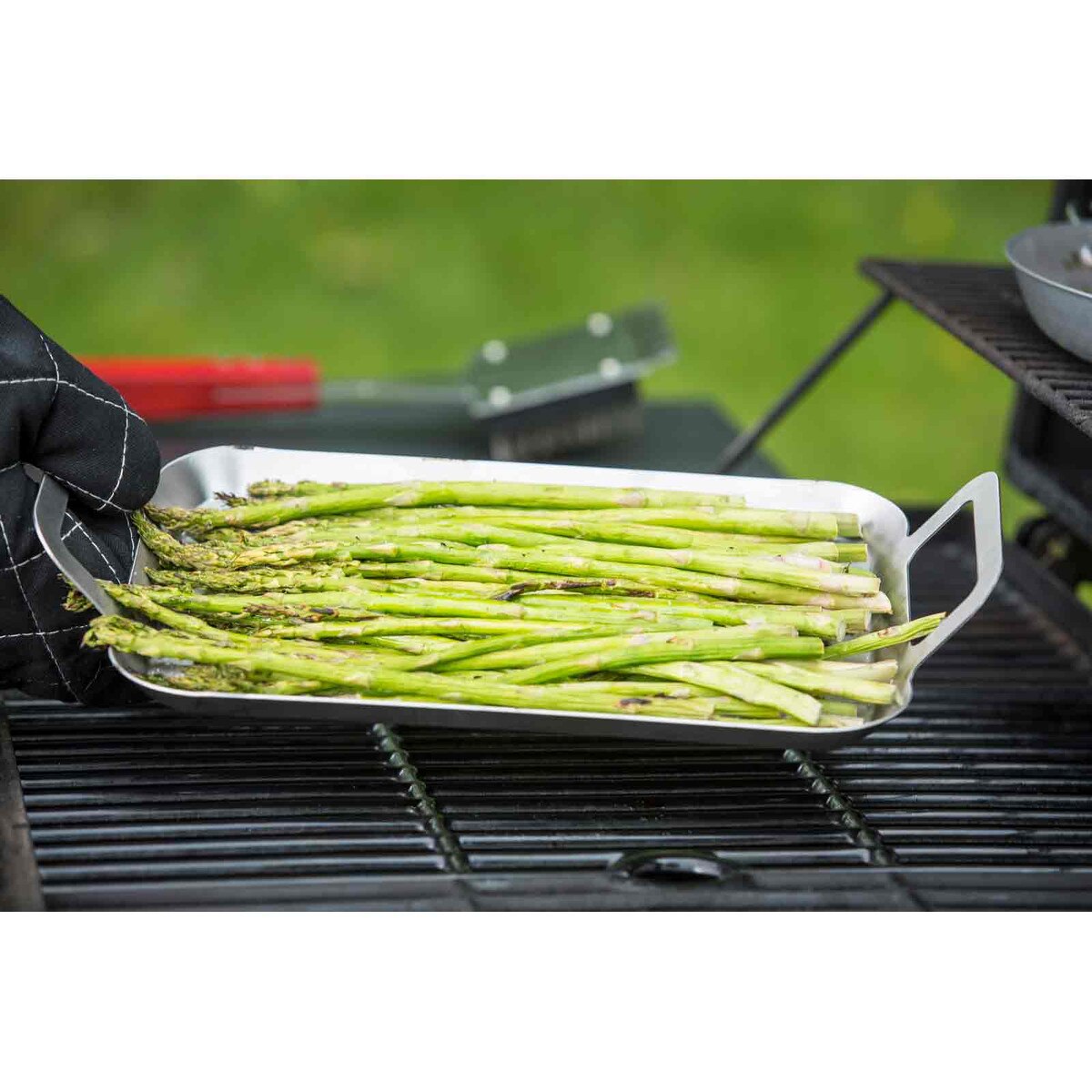 TableCraft Large Grilling Tray with Handles
